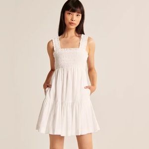 Abercrombie & Fitch Dresses Smocked Bodice Mini Dress